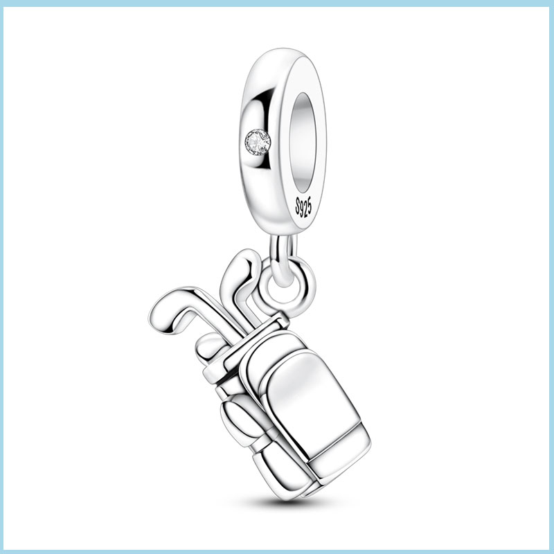 Golf Equipment Gifts - 100% серебряные бусины-шармы 925 пробы в